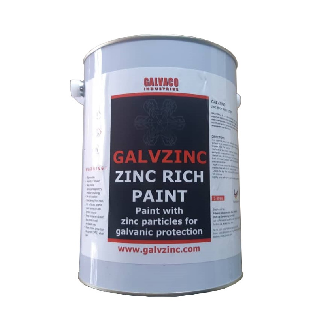 Galvzinc supplies Zinc Rich Paint in 5L Drums